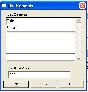 create drop-down list in oracle forms