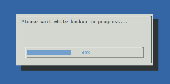 Progress bar to display file copy progress in Linux.