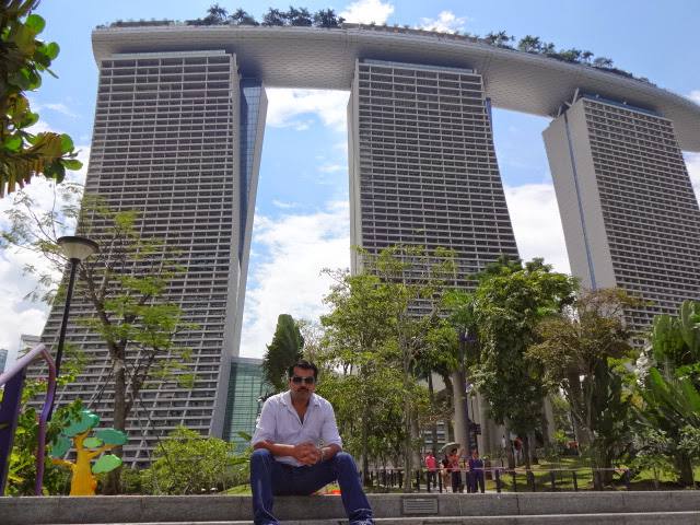 Vinish Kapoor at Marina Bay Sands, Singapore.