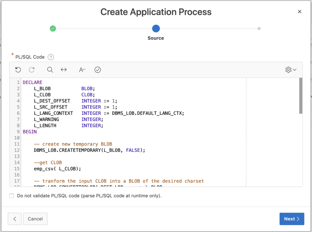Application Process step -2