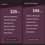 Pricing table example 4.