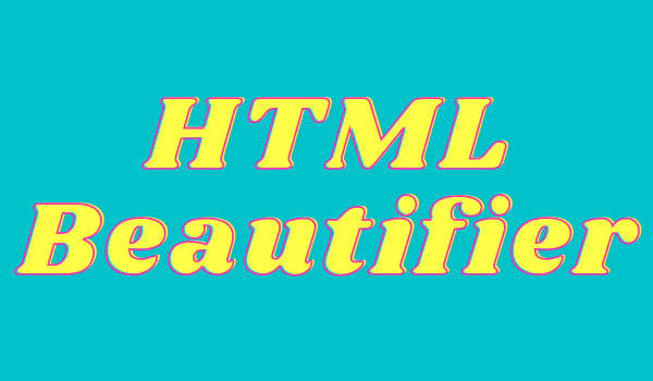 HTML Beautifier.