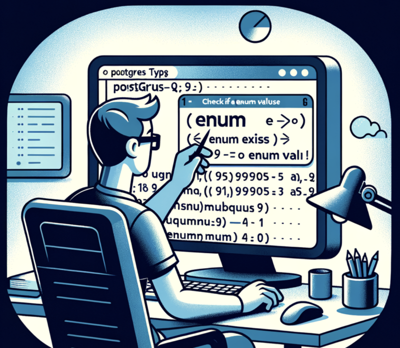 PostgreSQL: Check if enum value exists.