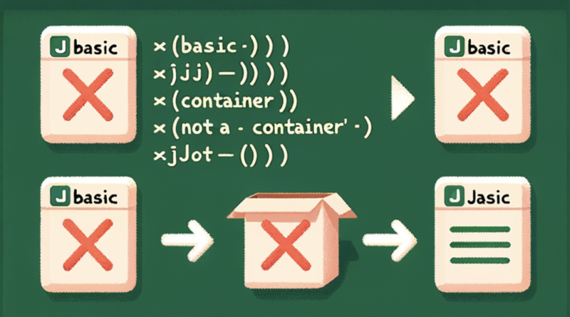 Illustrating 'Basic' Attribute Type Should Not Be a Container in Java.